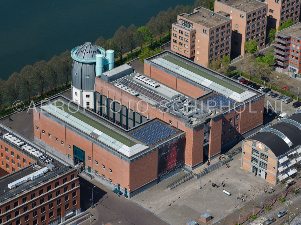 luchtfoto |  305443 | Maastricht, het Bonnefantenmuseum in de wijk Céramique. opn. 18/04/2019